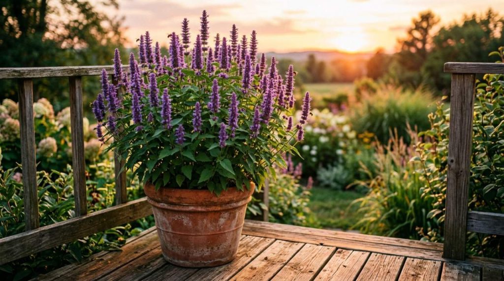 Agastache anisée en pot