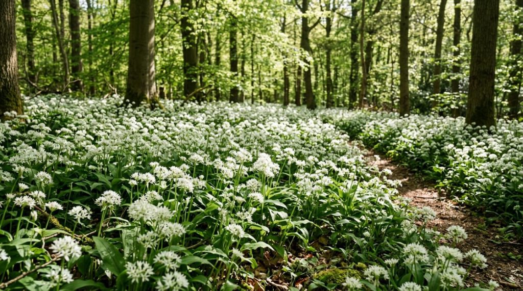 Ail des ours dans la nature