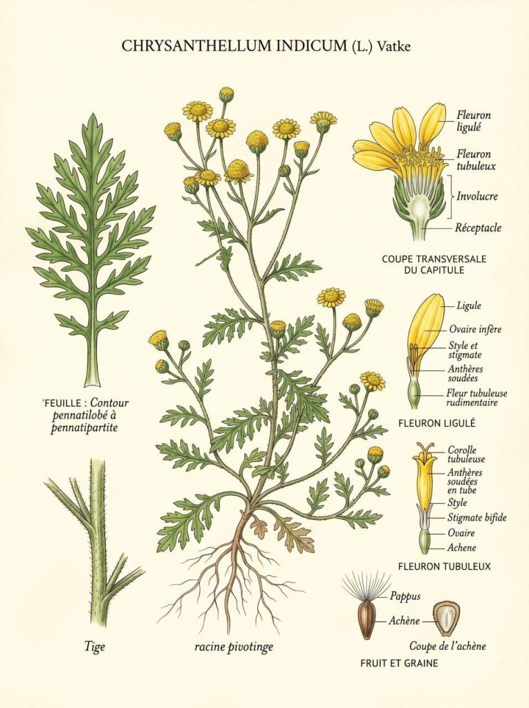 Botanique chrysanthellum indicum