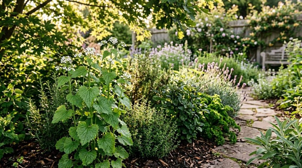 Jardin d'herbes médicinales