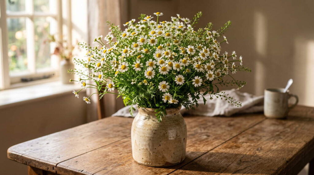 Bouquet de fleurs de camomille