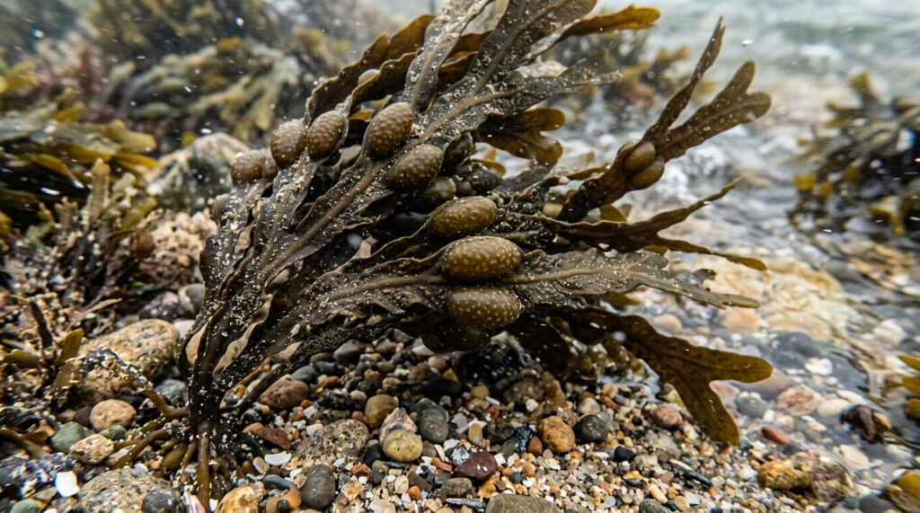 Gros plan fucus vésiculeux