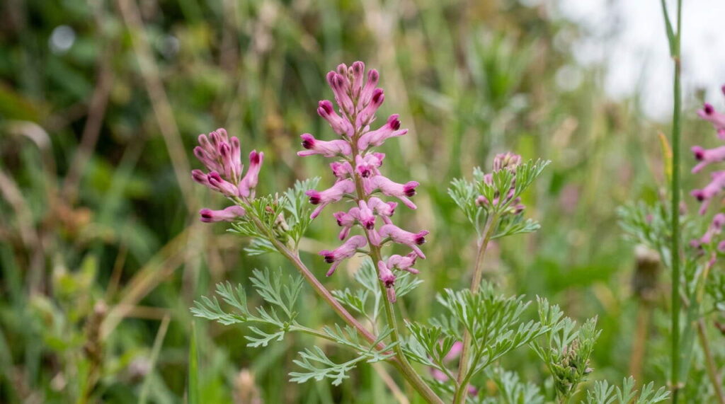 Fumeterre plantée dans un jardin