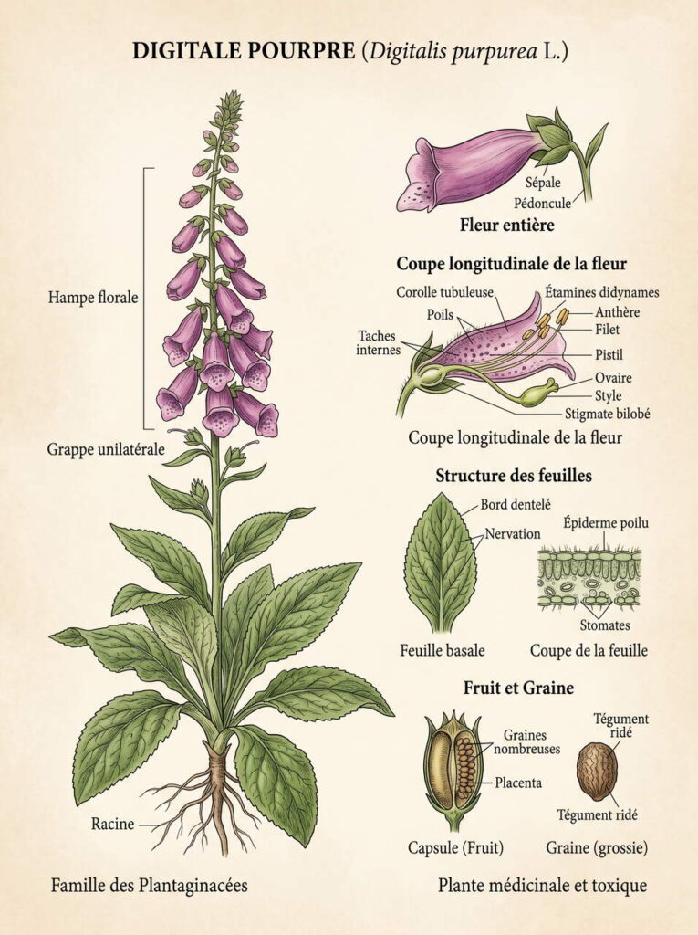 Illustration digitale purpurea