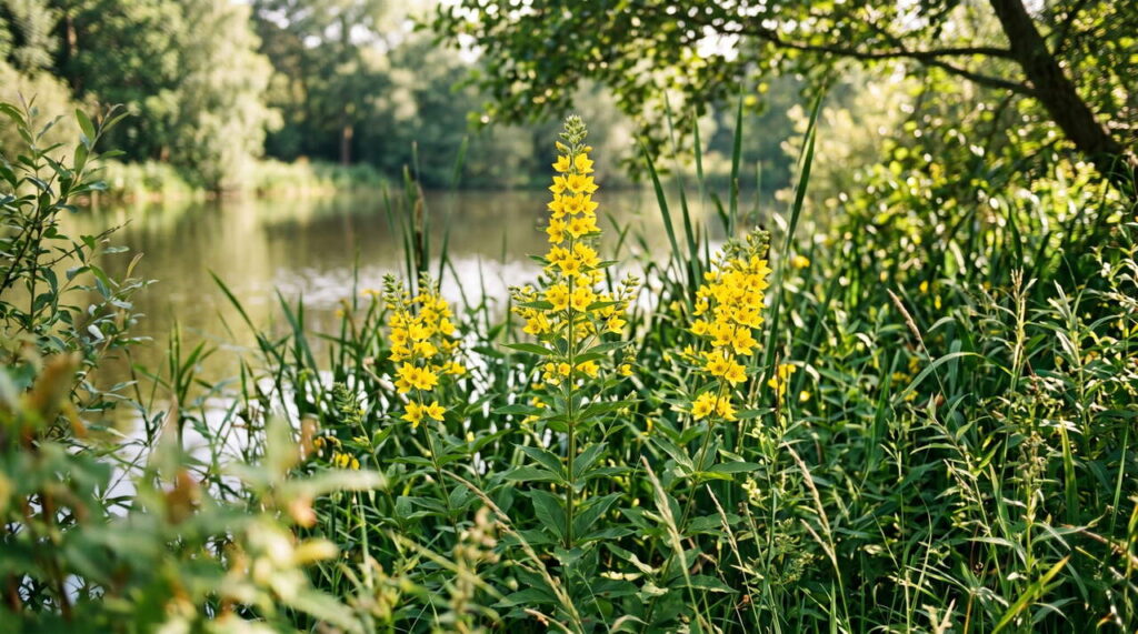 Lysimachia vulgaris en fleurs