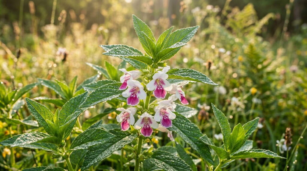 Melittis melissophyllum fleurs
