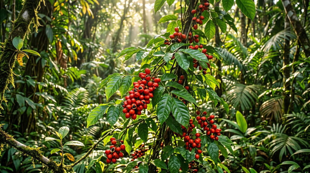 Guarana frais dans la nature