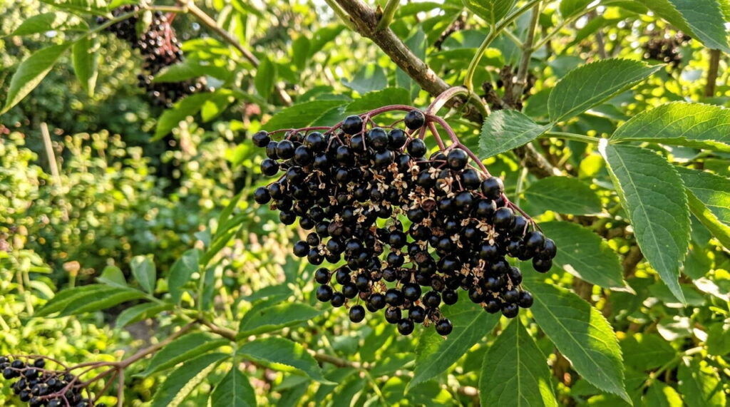 Baies de sambucus nigra