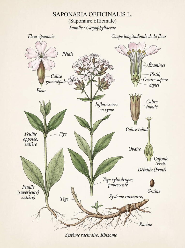 Détails de la saponaire