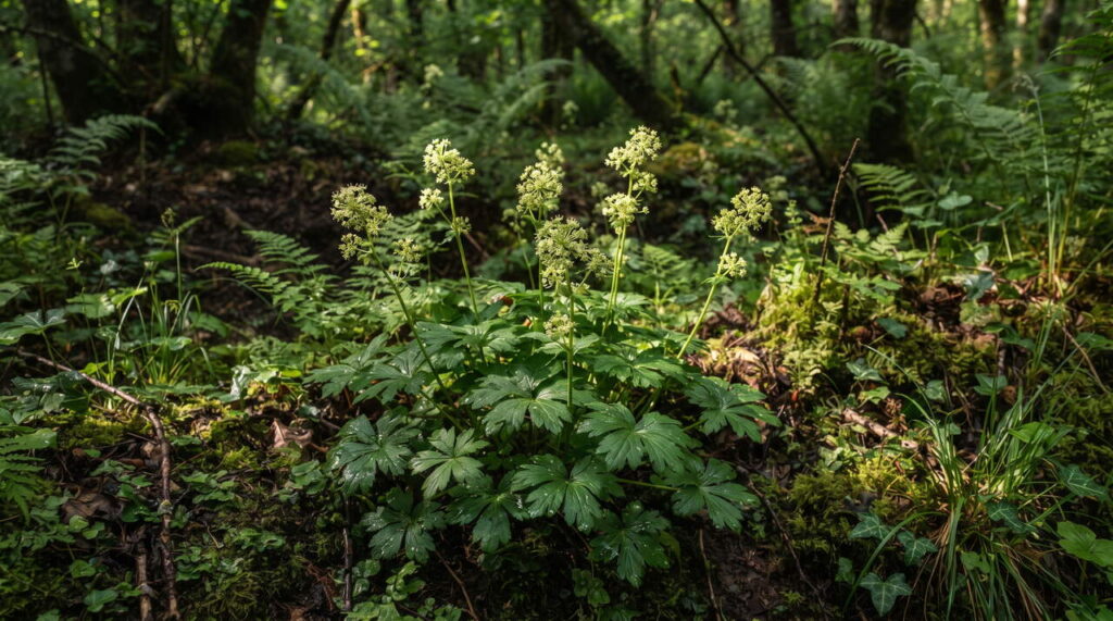Sanicle d'Europe en forêt